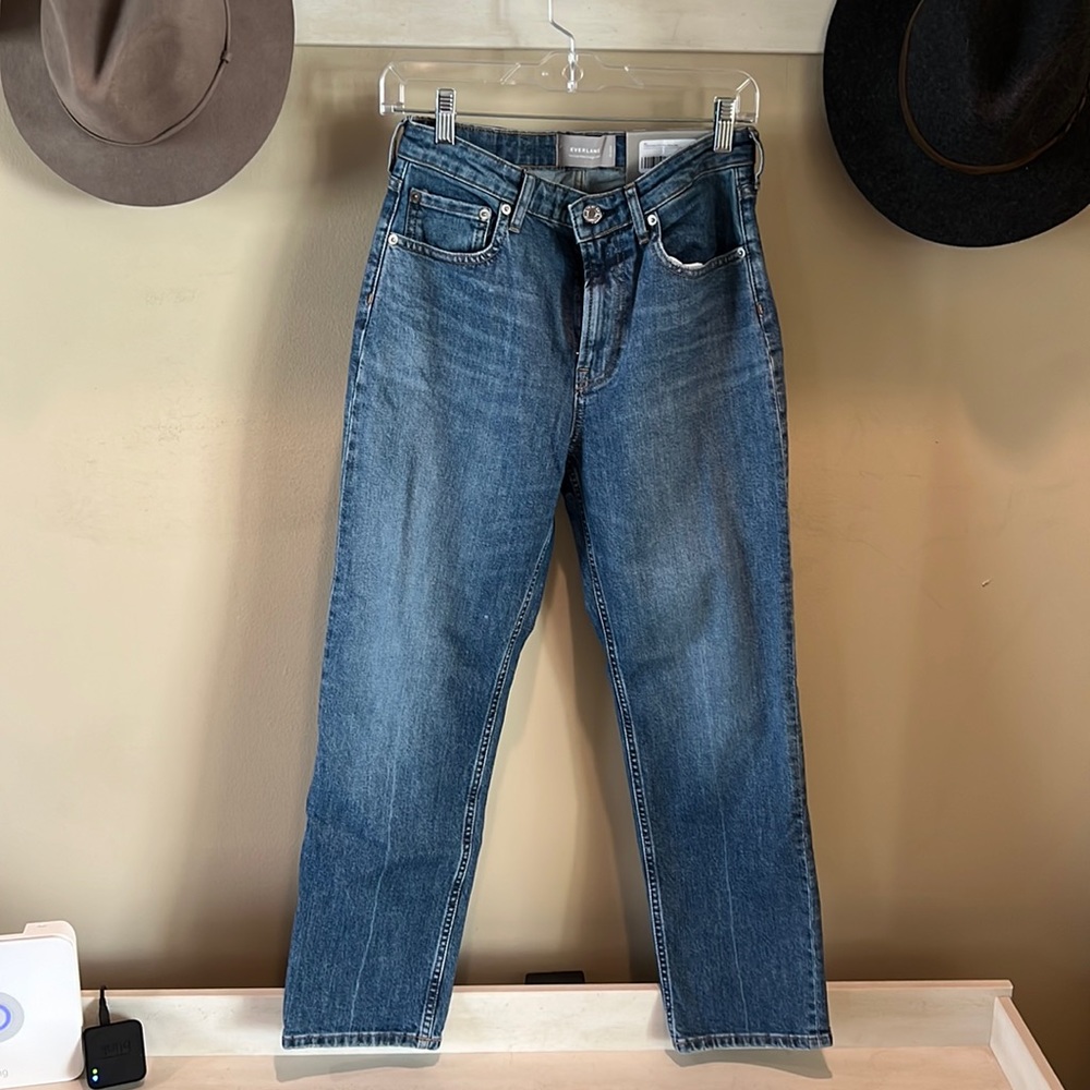Everlane The Super-Straight Jean- ankle cut